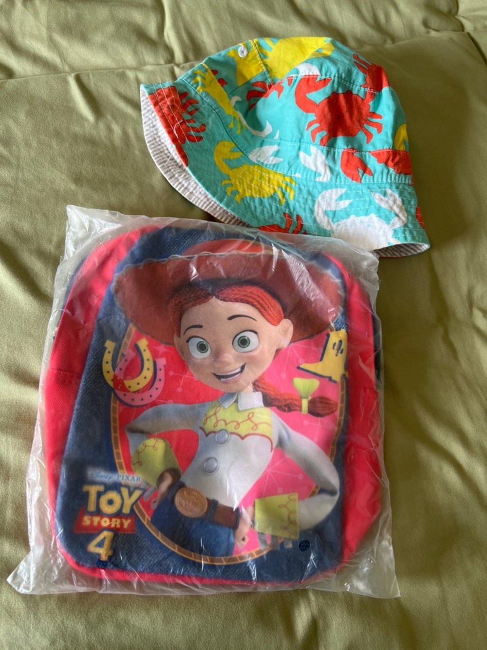 🤗 Bundle deal 🆕Toy Story Jessie Kids Backpack and Summer theme bucket hat